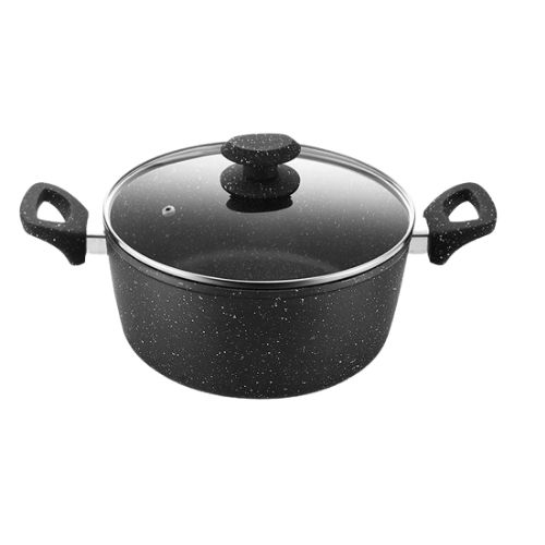 IGNITE Black Series 24cm Casserole With Induction Bottom