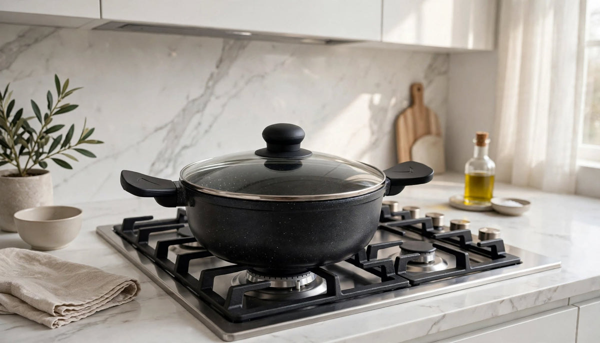 Ignite 20cm PFOA FREE Non Stick small Kadai for gas only