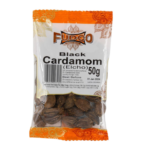 Fudco Black Cardamom 50g - The Cookware Company