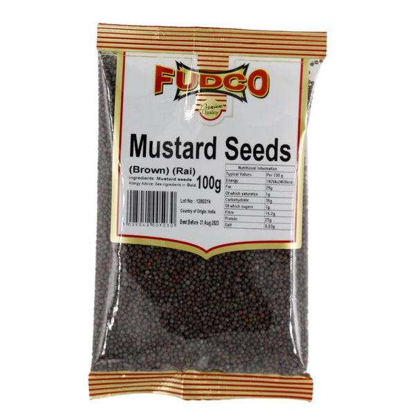 Fudco Mustard Seeds 100g - 1KG - The Cookware Company