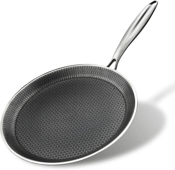 Master 28cm stainless steel triply crepe pan