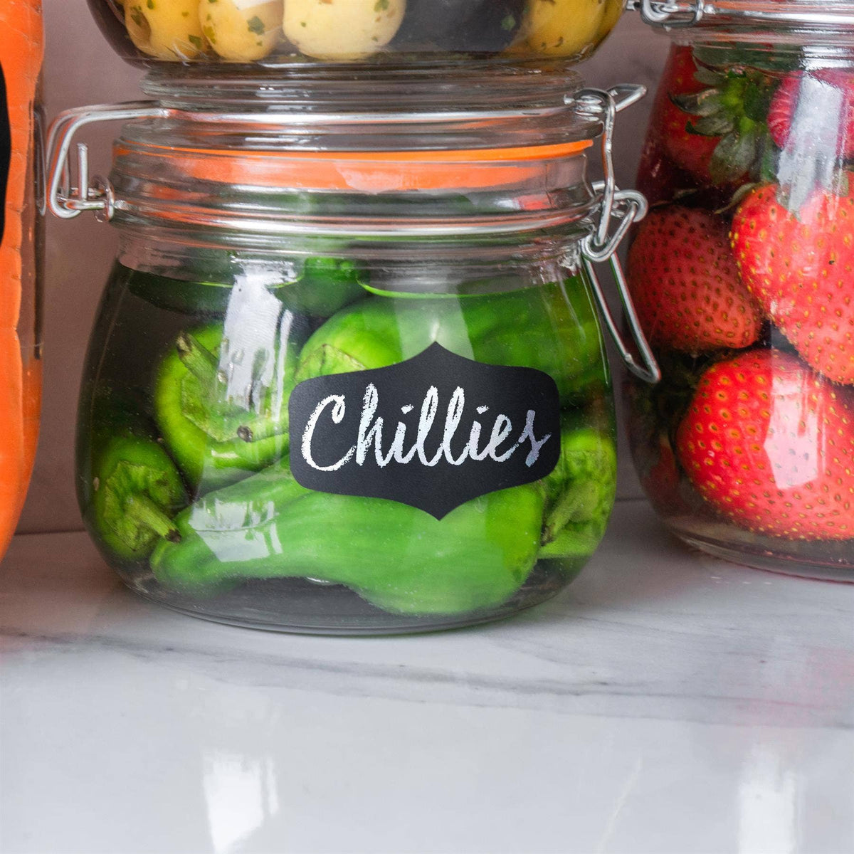 Argon Tableware Glass Storage Jar - 500ml