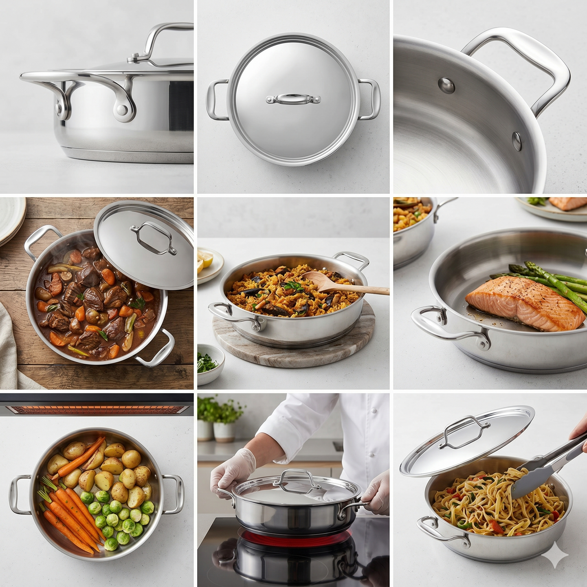 Stellar Profile 28cm Shallow Casserole Pan – 2.5L