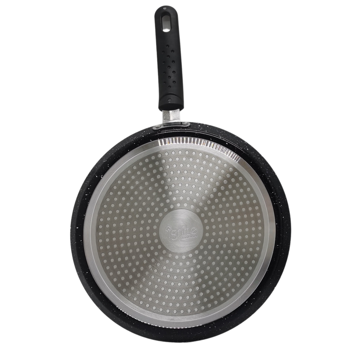 Ignite 26cm Marble Coated Non-Stick Roti Tawa with Induction Bottom | Non-Stick Roti Tawa UK