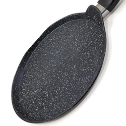 IGNITE Black Series 24cm Roti Tawa Crepe Pan With Induction Bottom