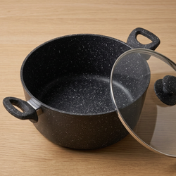 IGNITE Black Series 24cm Casserole With Induction Bottom