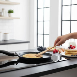 IGNITE Black Series 24cm Roti Tawa Crepe Pan With Induction Bottom
