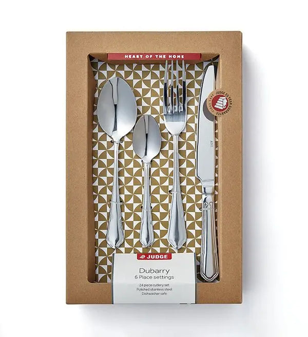 Judge Dubarry, 24 Piece Cutlery Set