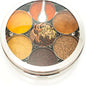 Large Stainless Steel Spice Tin Clear Lid 23cm Masala Dabba With Spices