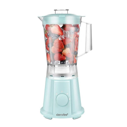 COMFEE' Blender Smoothie Maker, 1.5 Litre Blender Mixer Food Processor, 600W Red or Blue