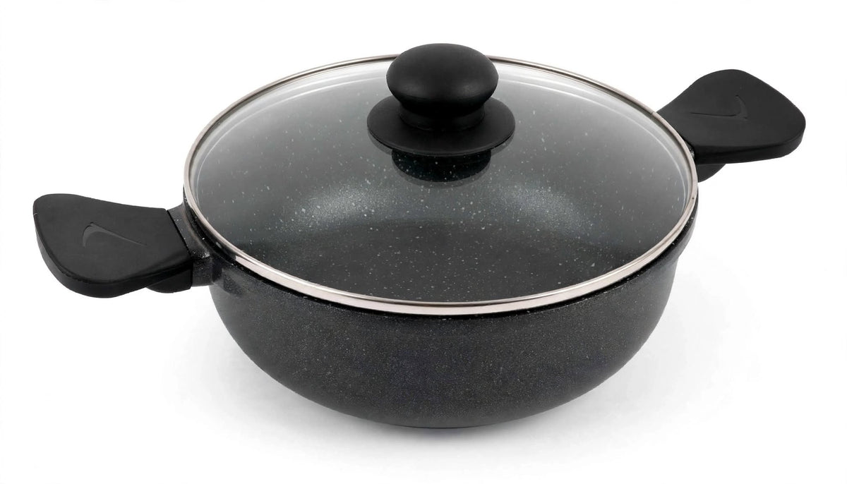 Ignite 20cm PFOA FREE Non Stick small Kadai for gas only