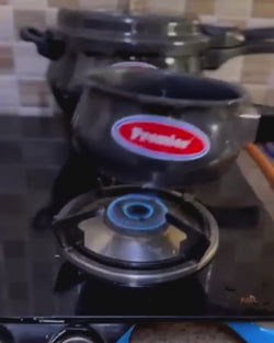 Premier 1.5L Hard Anodized Mini Pressure Cooker With Extra Glass LId
