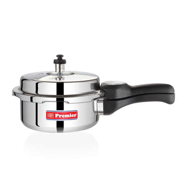 Premier Comfort 2 Litre Stainless Steel Sandwich Bottom Pressure Cooker with Induction Base UK