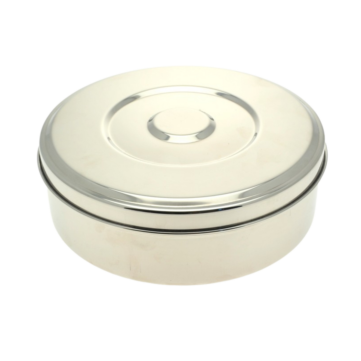 Stainless Steel Spice Tin  (Masala Dabba) with SS Lid & Cover Size 10