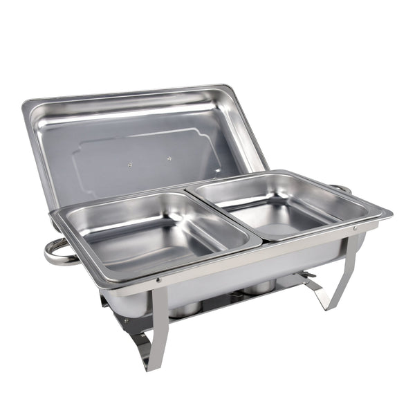 Carbon Steel Dual Compartment Chafing Dish 8L - The Cookware Company