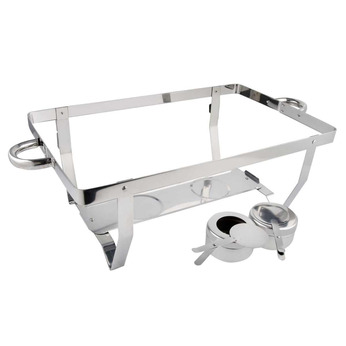 Carbon Steel Dual Compartment Chafing Dish 8L - The Cookware Company