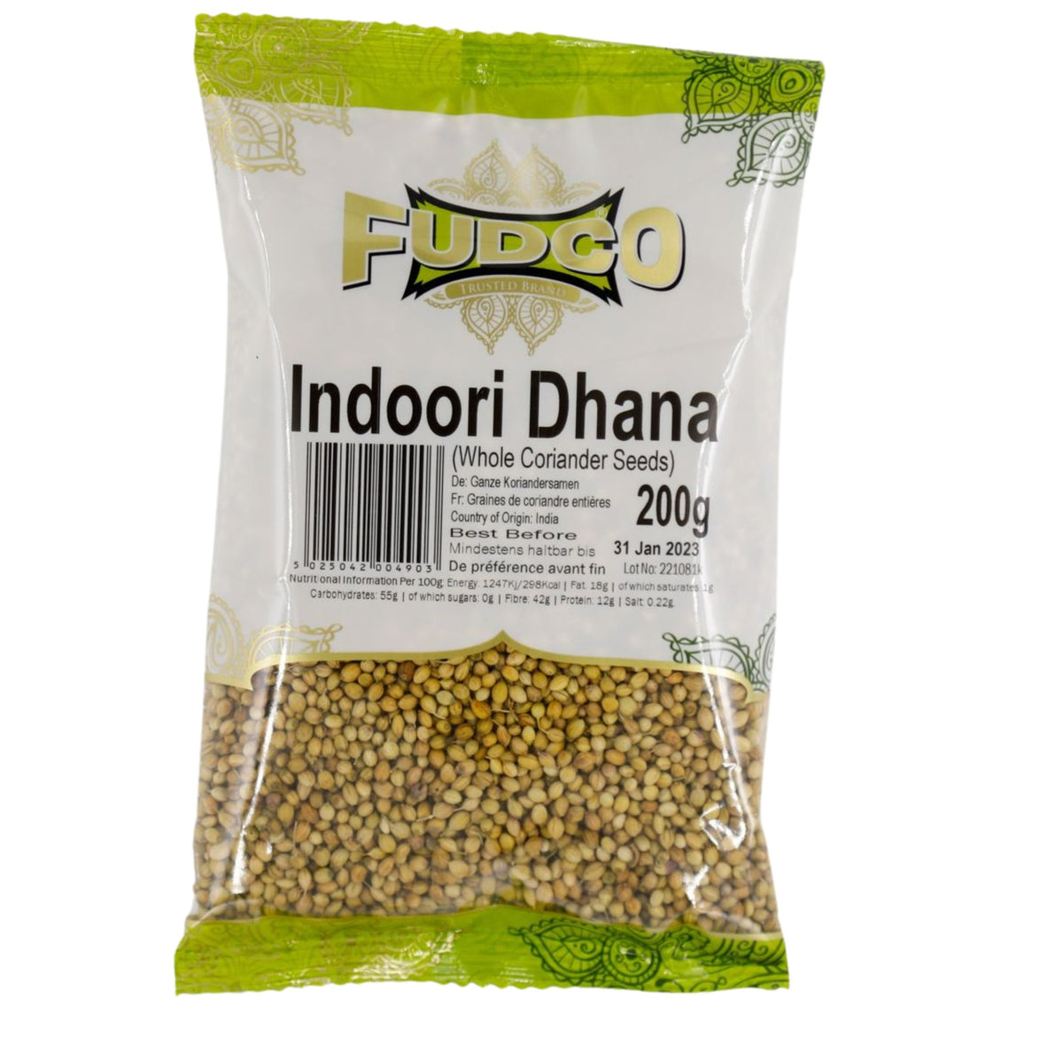 Fudco Coriander Seeds 200g - 650g - The Cookware Company