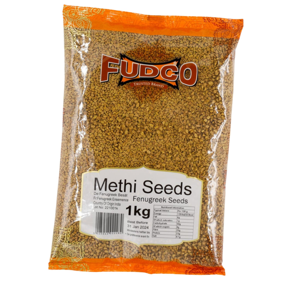 Fudco Methi Seeds 100g - The Cookware Company