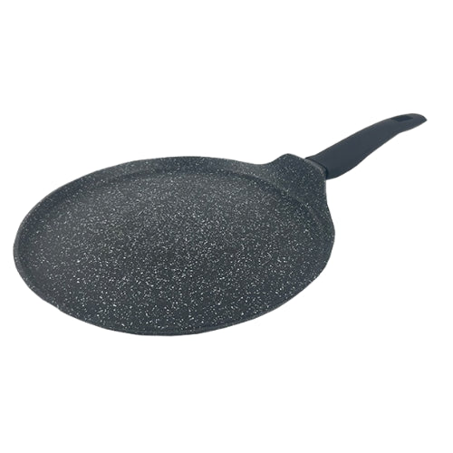 IGNITE Black Series 24cm Roti Tawa Crepe Pan With Induction Bottom - The Cookware Company