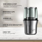 Wahl James Martin Grind and Chop, Electric Grinders Ideal for Coffee, Nuts and Spices.