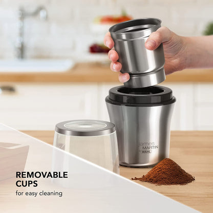 Wahl James Martin Grind and Chop, Electric Grinders Ideal for Coffee, Nuts and Spices.