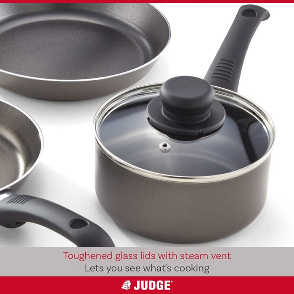 Judge Everyday JDAYC1 Set of Pans Non-Stick, 5-Piece Set - The Cookware Company