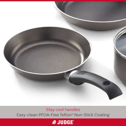 Judge Everyday JDAYC1 Set of Pans Non-Stick, 5-Piece Set - The Cookware Company